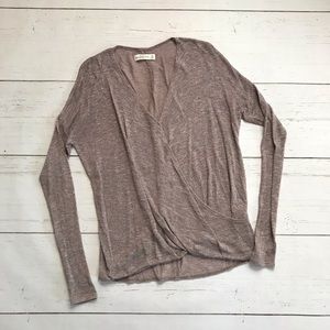 Abercrombie & Fitch Lavender Drape Sweater